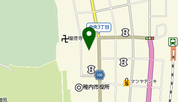 稚内市役所の地図画像