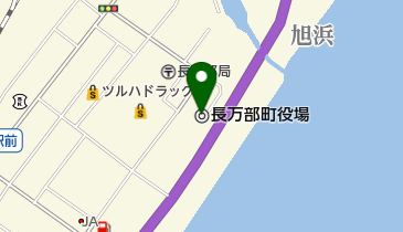 長万部町役場の地図画像