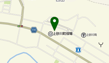 上砂川町役場の地図画像