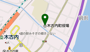 木古内町役場の地図画像