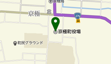 京極町役場の地図画像