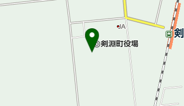 剣淵町役場の地図画像