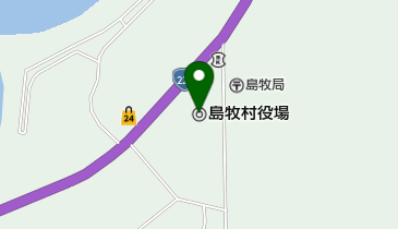 島牧村役場の地図画像