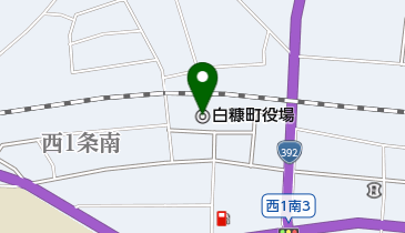 白糠町役場の地図画像