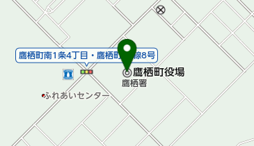 鷹栖町役場の地図画像