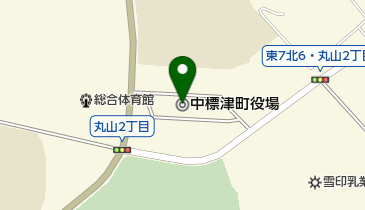 中標津町役場の地図画像