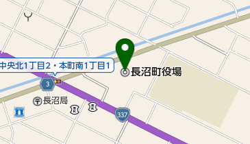 長沼町役場の地図画像