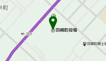 羽幌町役場の地図画像