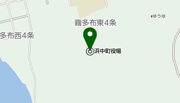浜中町役場の地図画像