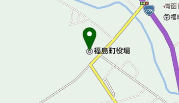 福島町役場の地図画像