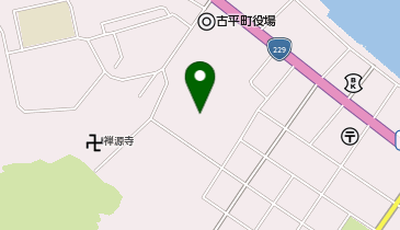 古平町役場の地図画像