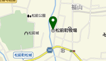 松前町役場の地図画像