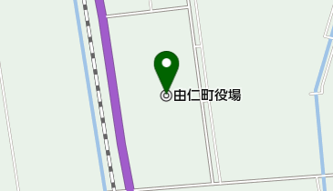 由仁町役場の地図画像