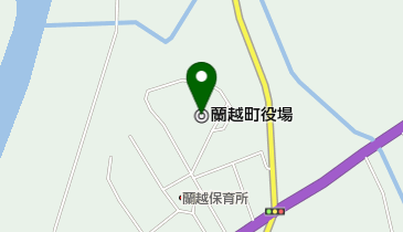 蘭越町役場の地図画像