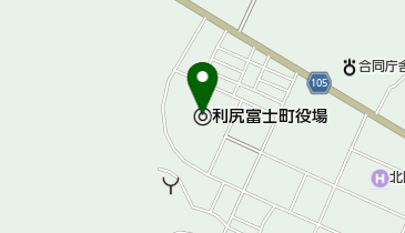 利尻富士町役場の地図画像