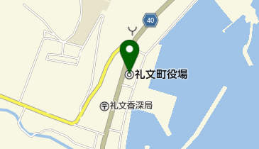 礼文町役場の地図画像