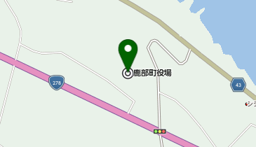 鹿部町役場の地図画像