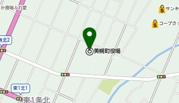 美幌町役場の地図画像