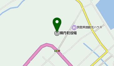 積丹町役場の地図画像