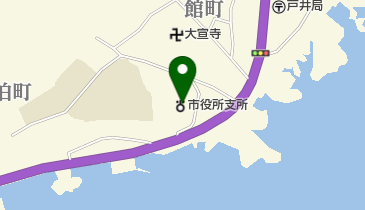 函館市戸井支所の地図画像