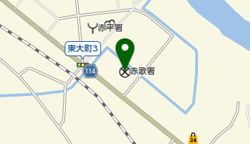 赤歌警察署の地図画像