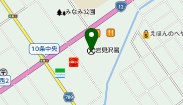 岩見沢警察署の地図画像