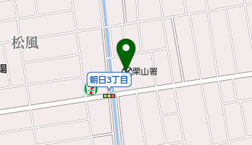 栗山警察署の地図画像