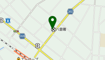 八雲警察署の地図画像