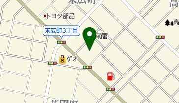 留萌警察署の地図画像