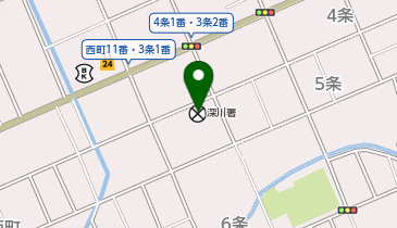 深川警察署の地図画像