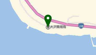 大沢簡易郵便局の地図画像