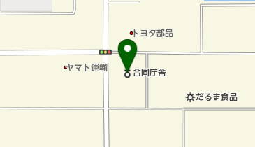 旭川地方法務局稚内支局の地図画像