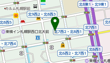 札幌法務局の地図画像