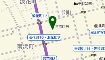 釧路税務署の地図画像