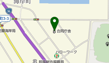 室蘭税務署の地図画像