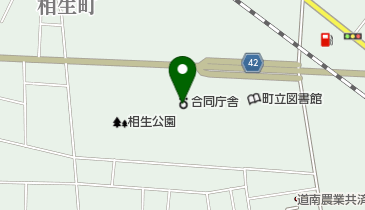 八雲税務署の地図画像