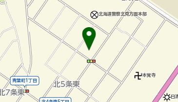 北見税務署の地図画像