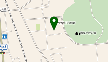 十勝池田税務署の地図画像