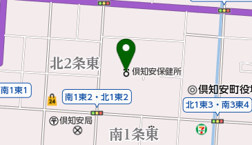 後志保健福祉事務所保健福祉部の地図画像