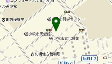 苫小牧市保健センターの地図画像