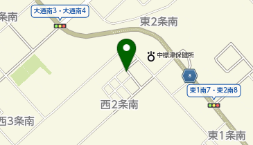 根室振興局保健環境部中標津地域保健室の地図画像