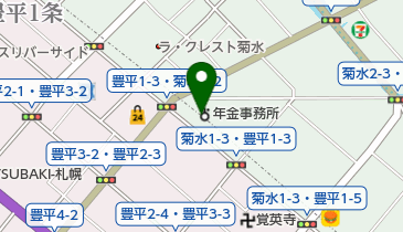 札幌東年金事務所の地図画像