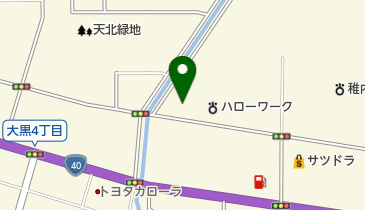 稚内年金事務所の地図画像