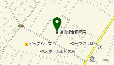 北海道渡島総合振興局の地図画像