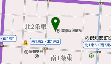 北海道後志総合振興局の地図画像