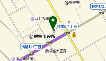 北海道根室振興局の地図画像