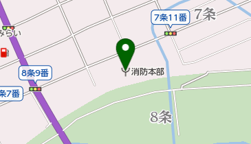 深川地区消防組合消防本部の地図画像