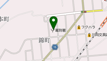 東十勝消防事務組合消防本部の地図画像