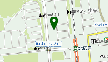 北広島市消防本部の地図画像