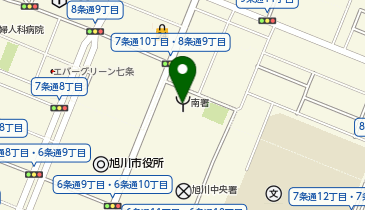 旭川市消防本部の地図画像